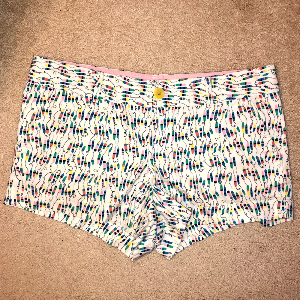 Lilly Pulitzer Buoy White Shorts